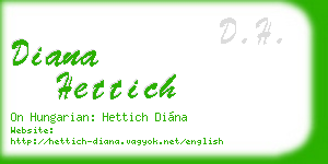 diana hettich business card